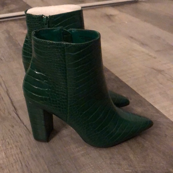 None Shoes - Green Boots 6